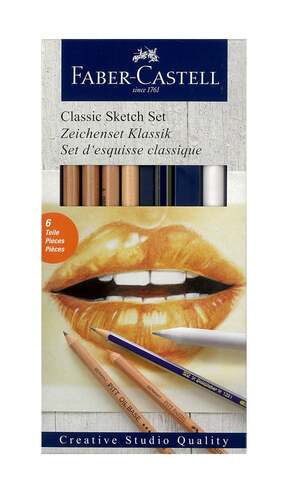 Umelecká sada Faber-Castell Goldfaber Classic Sketch 6 ks