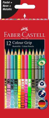 Faber-Castell Pastelky Faber-Castell Colour Grip špeciálna edícia 12 ks