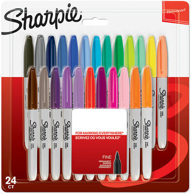 Permanentný popisovač SHARPIE Fine 24 ks