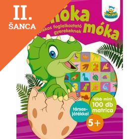 Lacná kniha Dinóka móka - Játékos foglalkoztató gyerekeknek