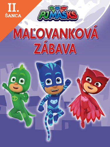 Lacná kniha Pyžamasky - Maľovanková zábava