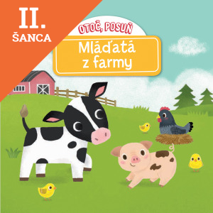 Lacná kniha Otoč, posuň Mláďatá z farmy