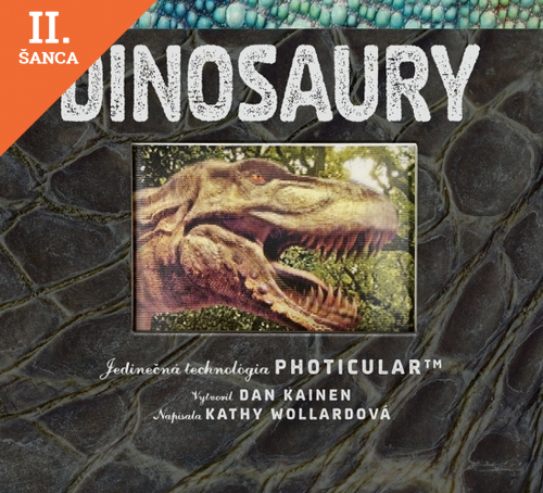 Lacná kniha Dinosaury – jedinečná technológia Photicular