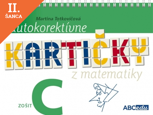 Lacná kniha Autokorektívne kartičky z matematiky - zošit C