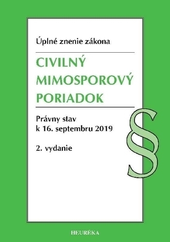 Civilný mimosporový poriadok Úzz 2. vydanie, 2019