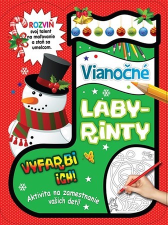 Kniha Vianočné labyrinty