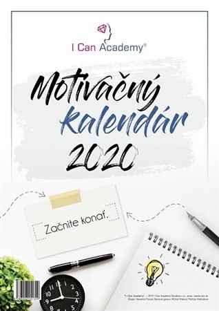 I Can Academy Motivačný kalendár 2020 nástený