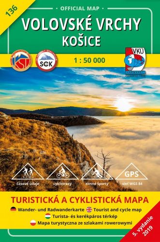 Volovské vrchy, Košice - TM 136, 1: 50 000