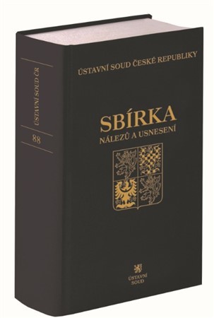 Kniha Sbírka nálezů a usnesení ÚS ČR, svazek 88 (vč. CD) - Ústavní soud ČR