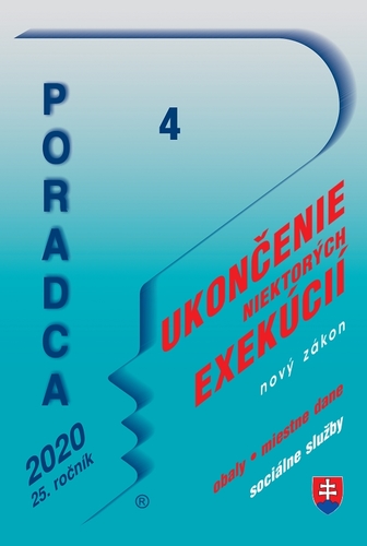 Poradca 4 2020 - Zákon o ukončení niektorých exekučných konaní, Zálohovanie jednorazových obalov