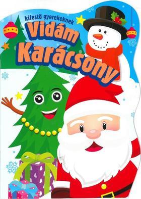 Vidám karácsony - Kifestő gyerekeknek
