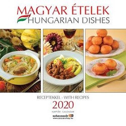 Magyár ételek receptekkel - naptár  2020