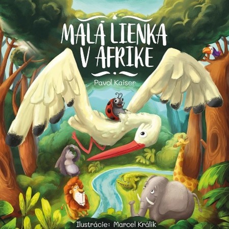 Kniha Malá lienka v Afrike