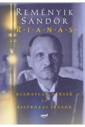 Rianás - Sándor Reményik