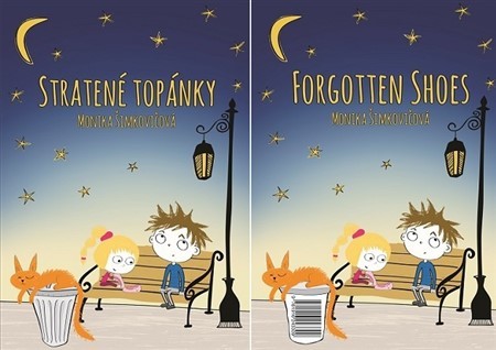 Stratené topánky (obojstranná a dvojjazyčná kniha)