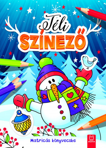 Téli színező - Matricás könyvecske