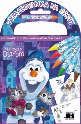 Vymaľovanka na cesty - Vianoce s Olafom - Disney