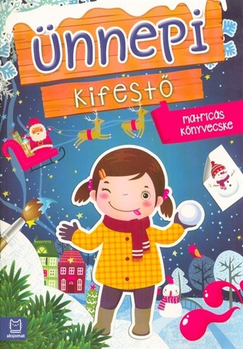 Ünnepi kifestő - Matricás könyvecske