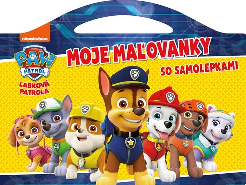 Labková patrola - Moje maľovanky so samolepkami