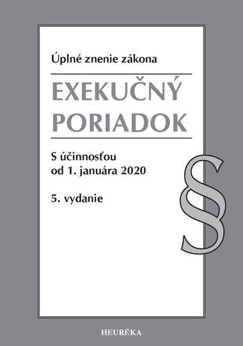 Exekučný poriadok Úzz, 5. vydanie, 2020