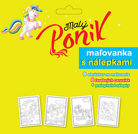 Kniha Malý poník - maľovanka s nálepkami