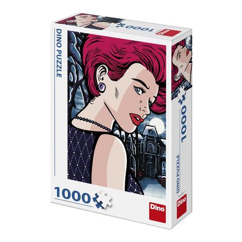 Kniha Puzzle 1000 Pop art Tajemná žena