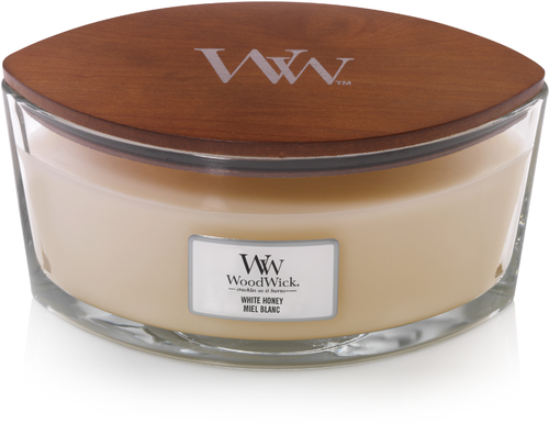 WoodWick sviečka loď White Honey