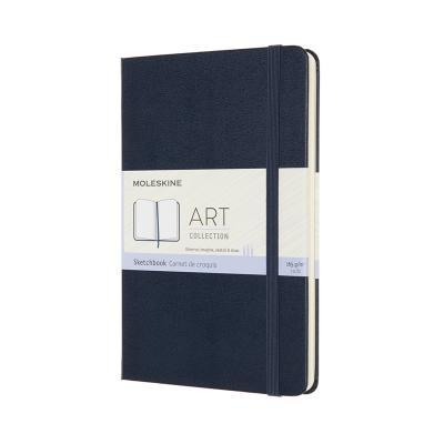Skicár MOLESKINE tvrdý modrý M