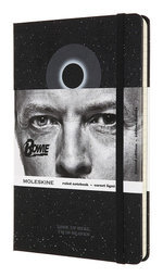 Zápisník MOLESKINE D. Bowie linajkový čierny L