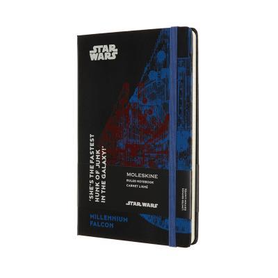 Zápisník MOLESKINE Star Wars linajkový Falcon L