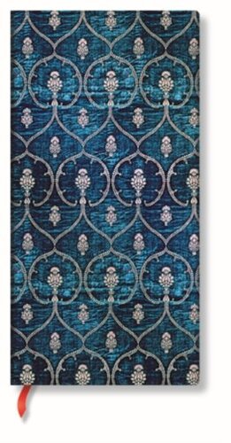 Zápisník Paperblanks Blue Velvet Slim Linajkový