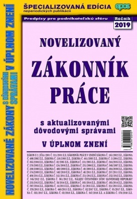 Novelizovaný Zákoník práce 14/2019