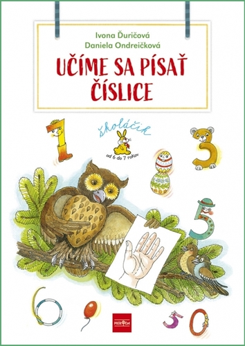 Kniha Učíme sa písať číslice - s básničkami