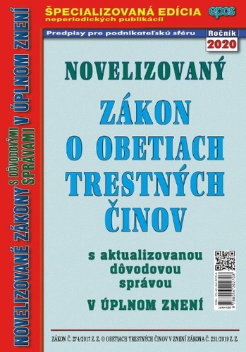 Novelizovaný zákon o obetiach trestných činov 11/2020