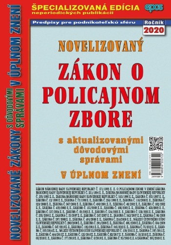 Novelizovaný zákon o policajnom zbore 10/2020
