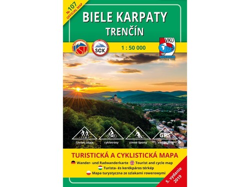 Kniha Biele Karpaty - Trenčín - TM 107, 1: 50 000