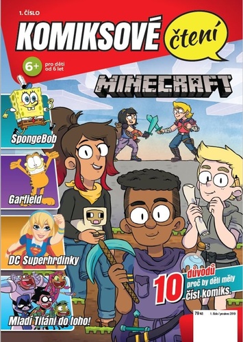 Komiksové čtení Minecraft