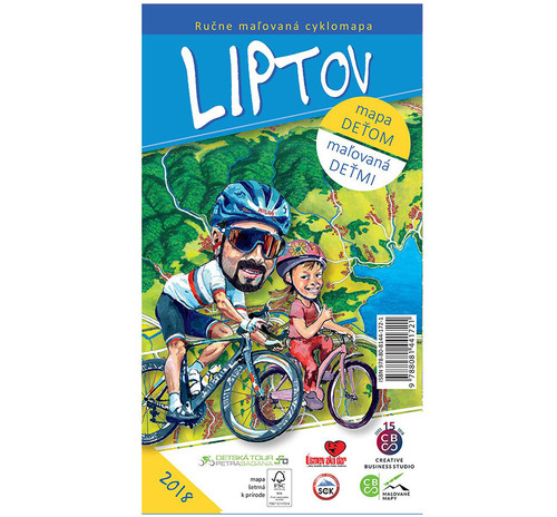 Kniha Liptov - mapa deťom (cyklomapa)