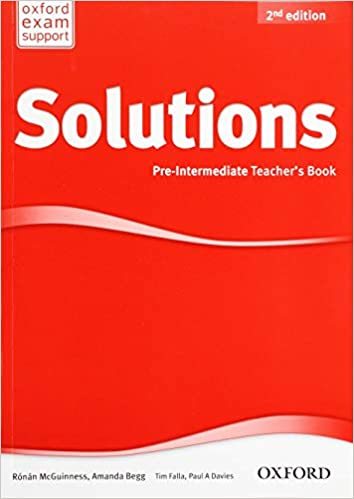 Solutions 2nd Edition Pre-Intermediate - Teacher's Book