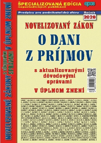 Novelizovaný zákon o dani z príjmov 21/2020