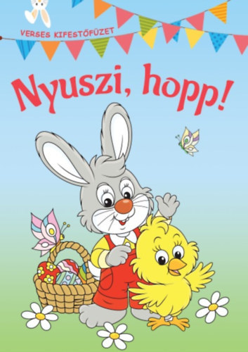 Nyuszi, hopp! - Verses kifestőfüzet