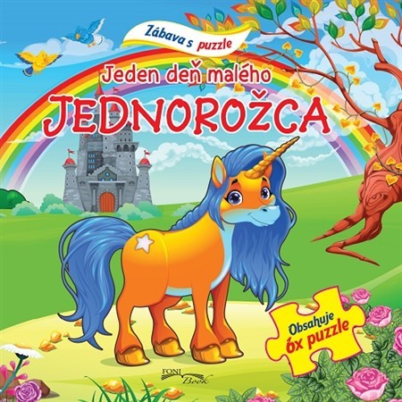 Kniha Jeden deň malého jednorožca - Zábava s puzzle