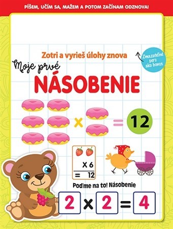 Kniha Moje prvé násobenie - Zotri a vyrieš úlohy znova