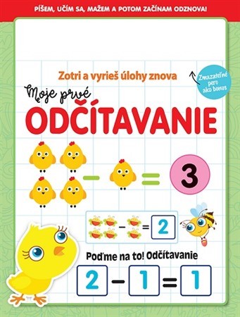 Kniha Moje prvé odčítavanie - Zotri a vyrieš úlohy znova