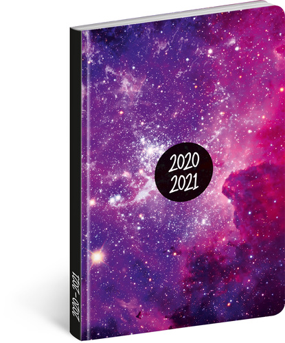18mesačný diár Petito – Galaxy 2020/2021, 11 × 17 cm