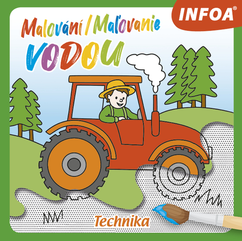 Kniha Malování/Maľovanie vodou Technika