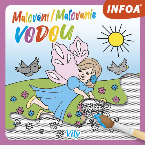 Kniha Malování vodou - Víly / Maľovanie vodou - Víly