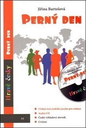 Kniha Perný den (učební text, audio CD, výkladový slovník, cvičení)