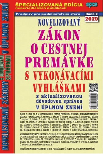 Novelizovaný zákon o cestnej premávke 22/2020