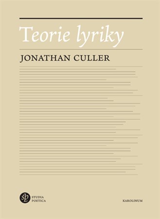 Kniha Teorie lyriky - Jonathan Culler